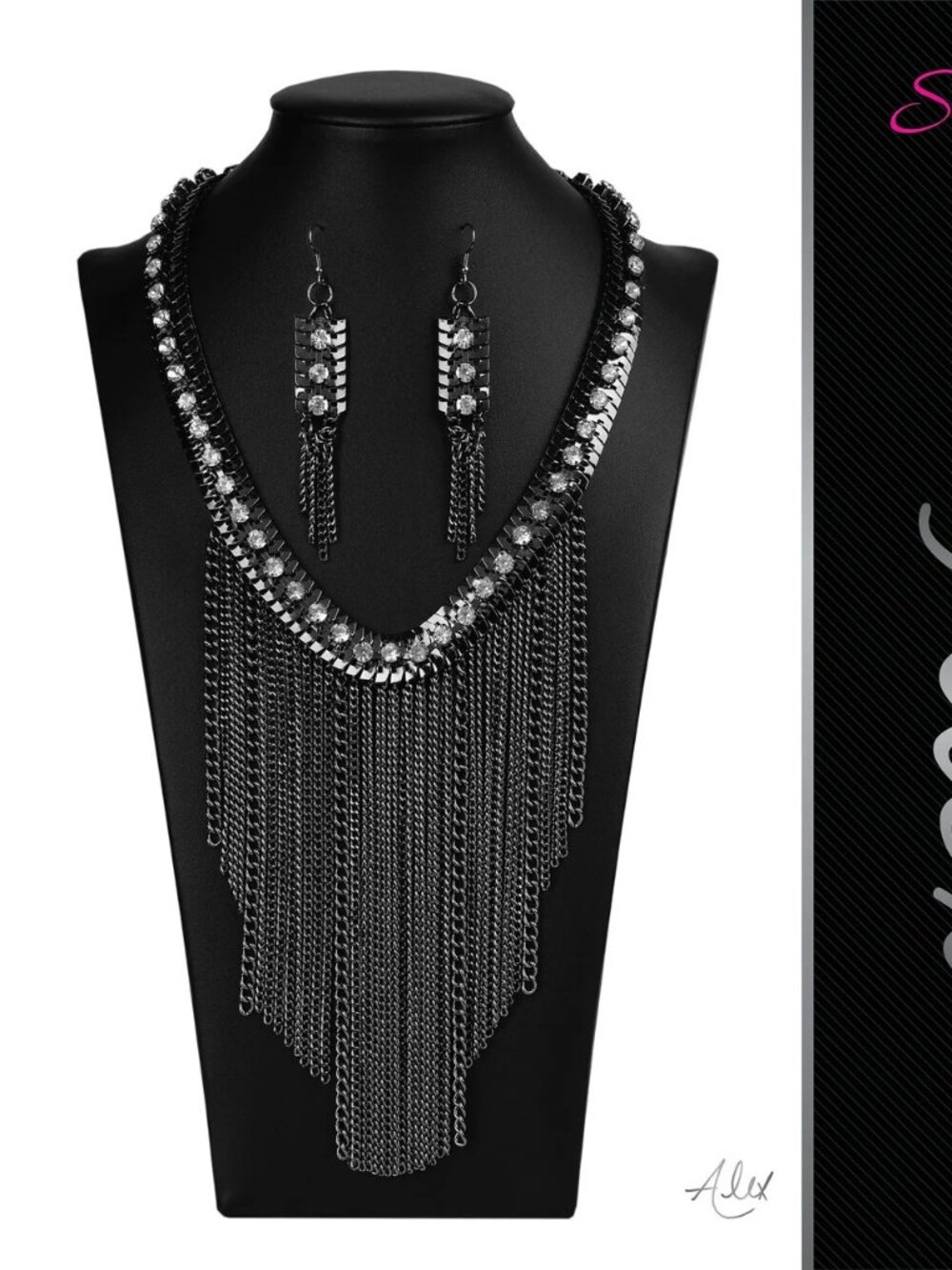 ✨ Paparazzi Zi Collection “The Alex” Signature Series Necklace & Earrings Set NW